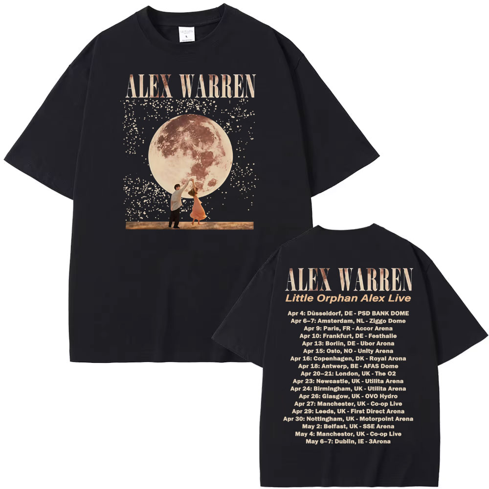 Vintage Fashion Trends 2026 - アレックス・ウォーレンリトルオーファンアレックスライブ2026 Tシャツ男性女性ヴィンテージファッショントレンドTシャツ夏綿100% Tシャツストリートウェア