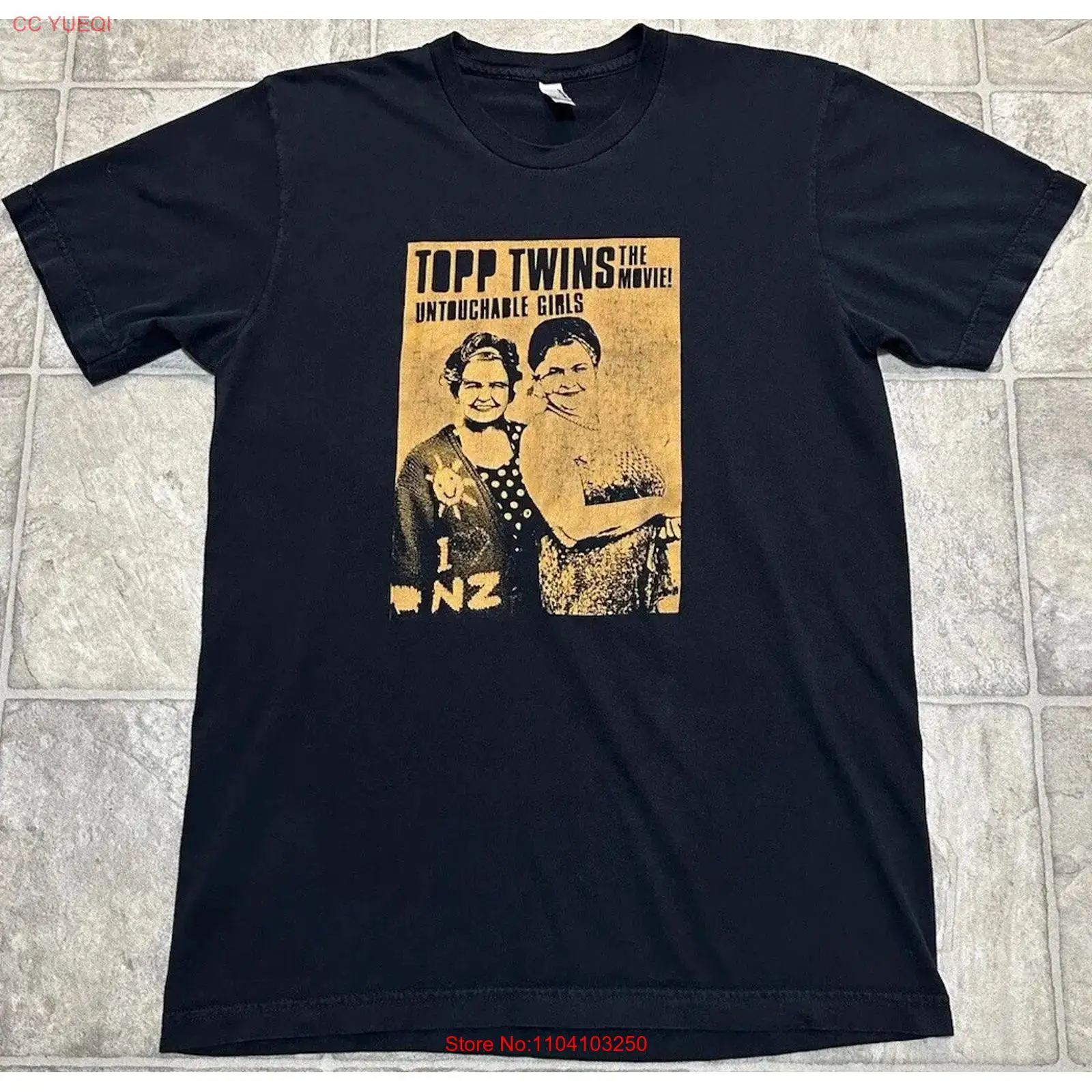 Vintage Fashion Nz - トップツインズ映画 T シャツ ブラック メンズ ミディアム