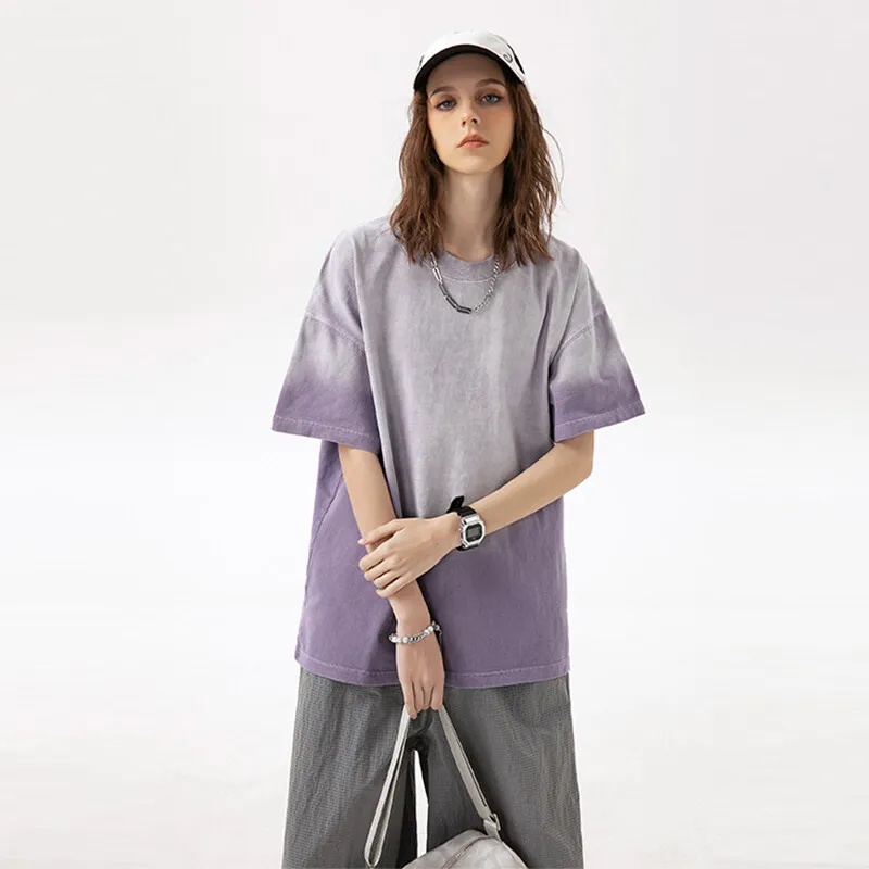 300g高品質コットンTシャツ メンズ ストリートウェア フ - Vintage Fashion T Shirts のレビューと価格
