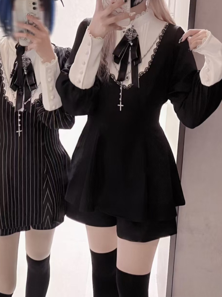 2026年 日本ゴシックヴィンテージ スリムドレススーツ レ - Vintage Fashion Retro Outfit のレビューと価格