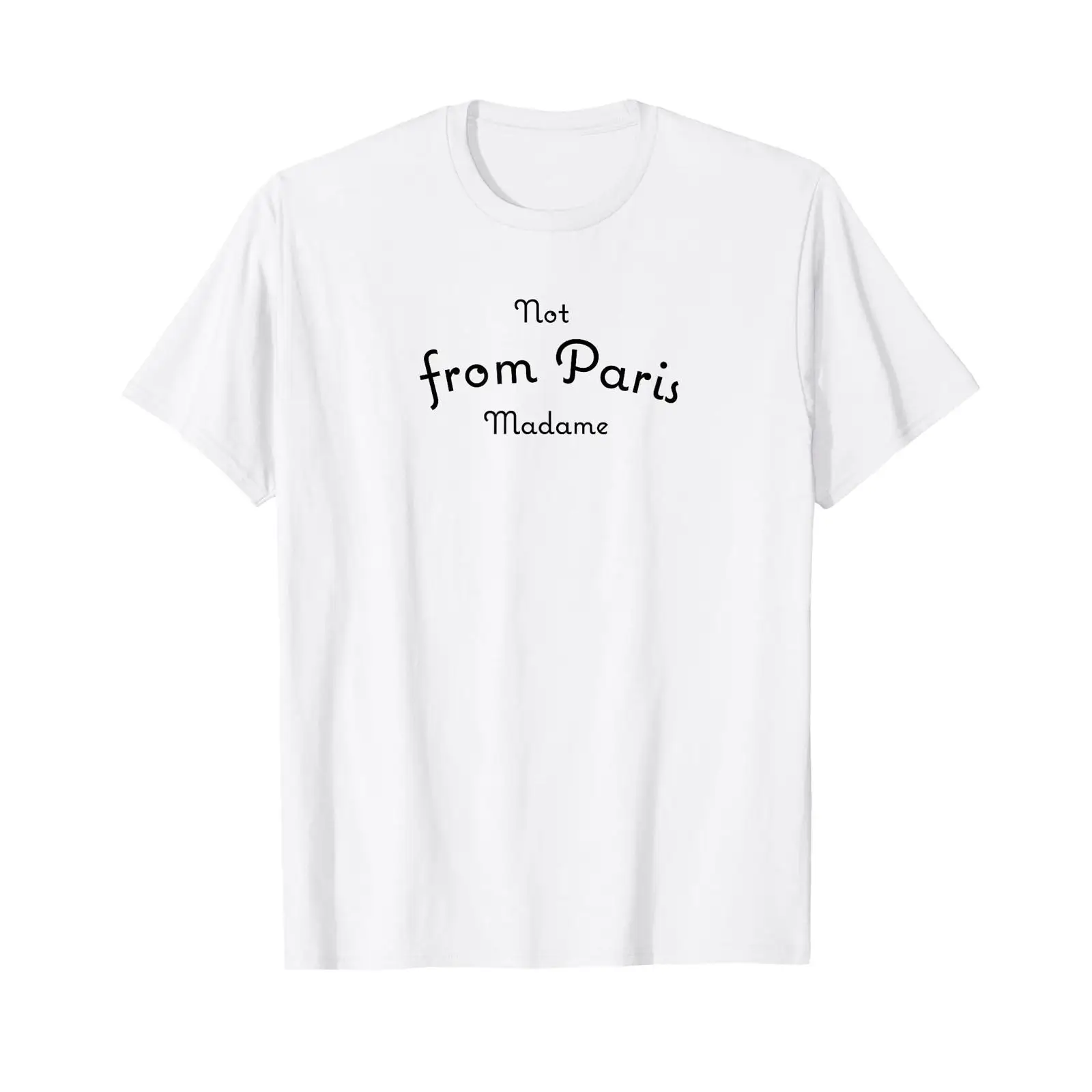 パリ発、マダムTシャツ、白、ヴィンテージ風、洗い加工、スタイ - Vintage Fashion In Paris のレビューと価格