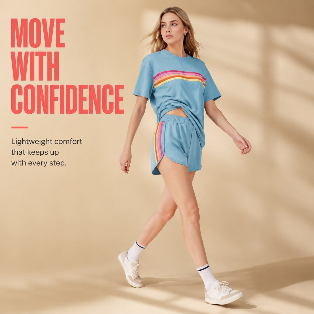 レディース 2ピーストラックスーツセット 半袖クルーネックT - Vintage Fashion T Shirts のレビューと価格