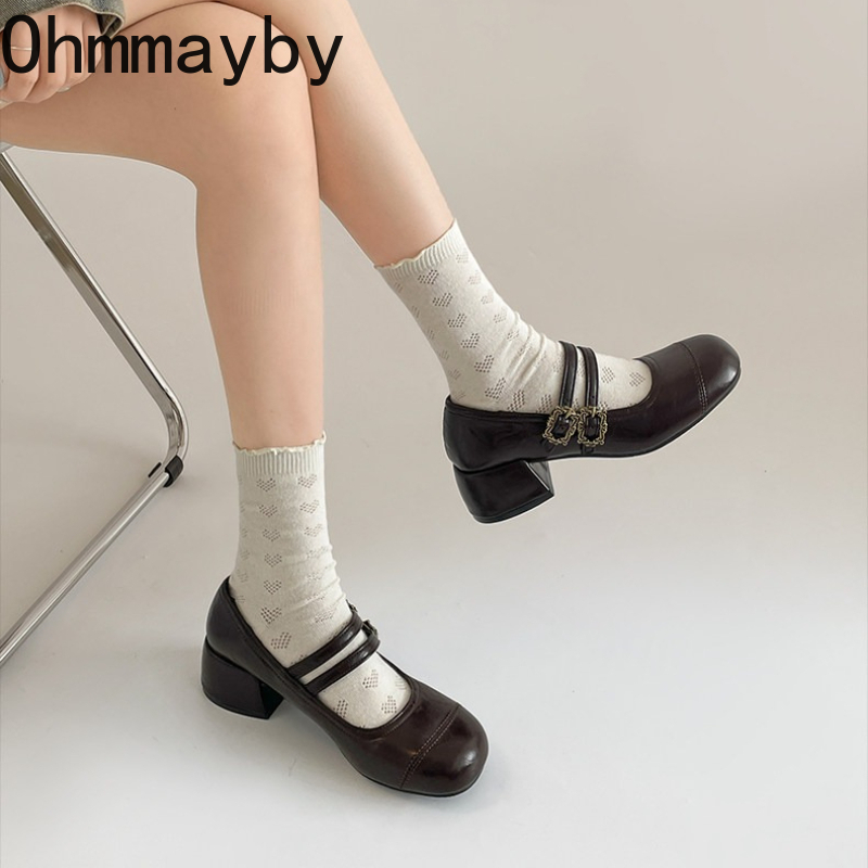 ヴィンテージ厚底メリージェーンシューズ ファッションメタルバ - Vintage Fashion Online のレビューと価格