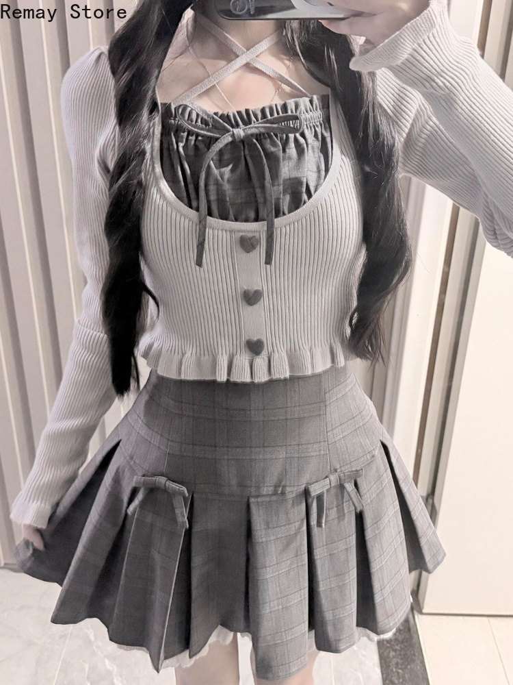 新作秋物フレンチエレガントファッション ツーピースセット レ - Vintage Fashion Retro Outfit のレビューと価格
