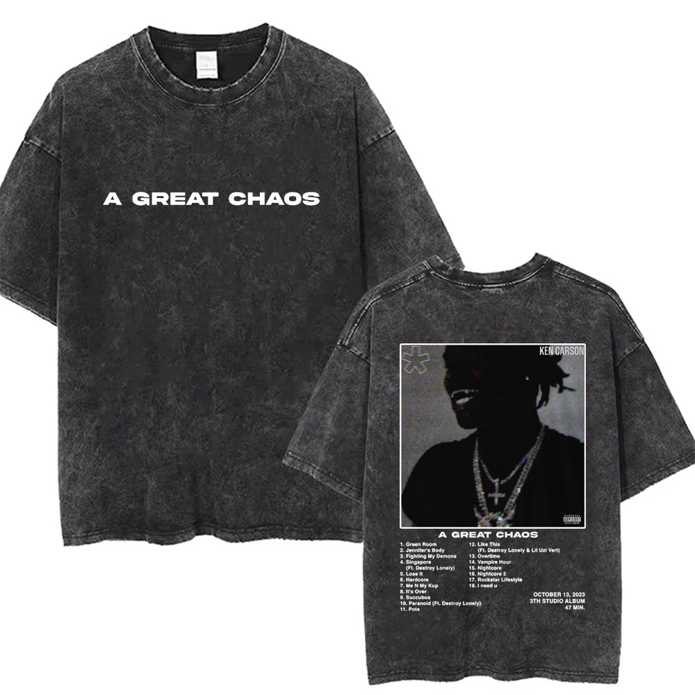 男性と女性のための色あせたヴィンテージTシャツ,ラッパー,ケ - Vintage Ken Fashion のレビューと価格