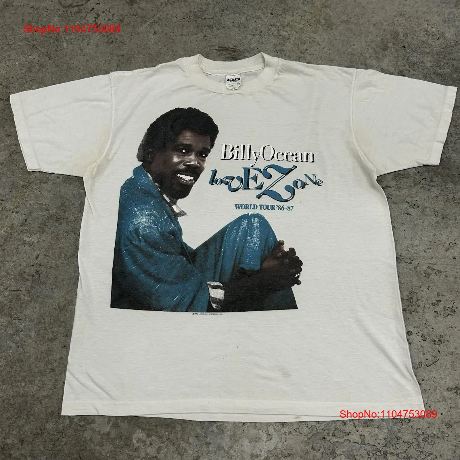 ヴィンテージ 80年代 ビリー・オーシャン バンド Tシャツ - Vintage Fashion T Shirts のレビューと価格