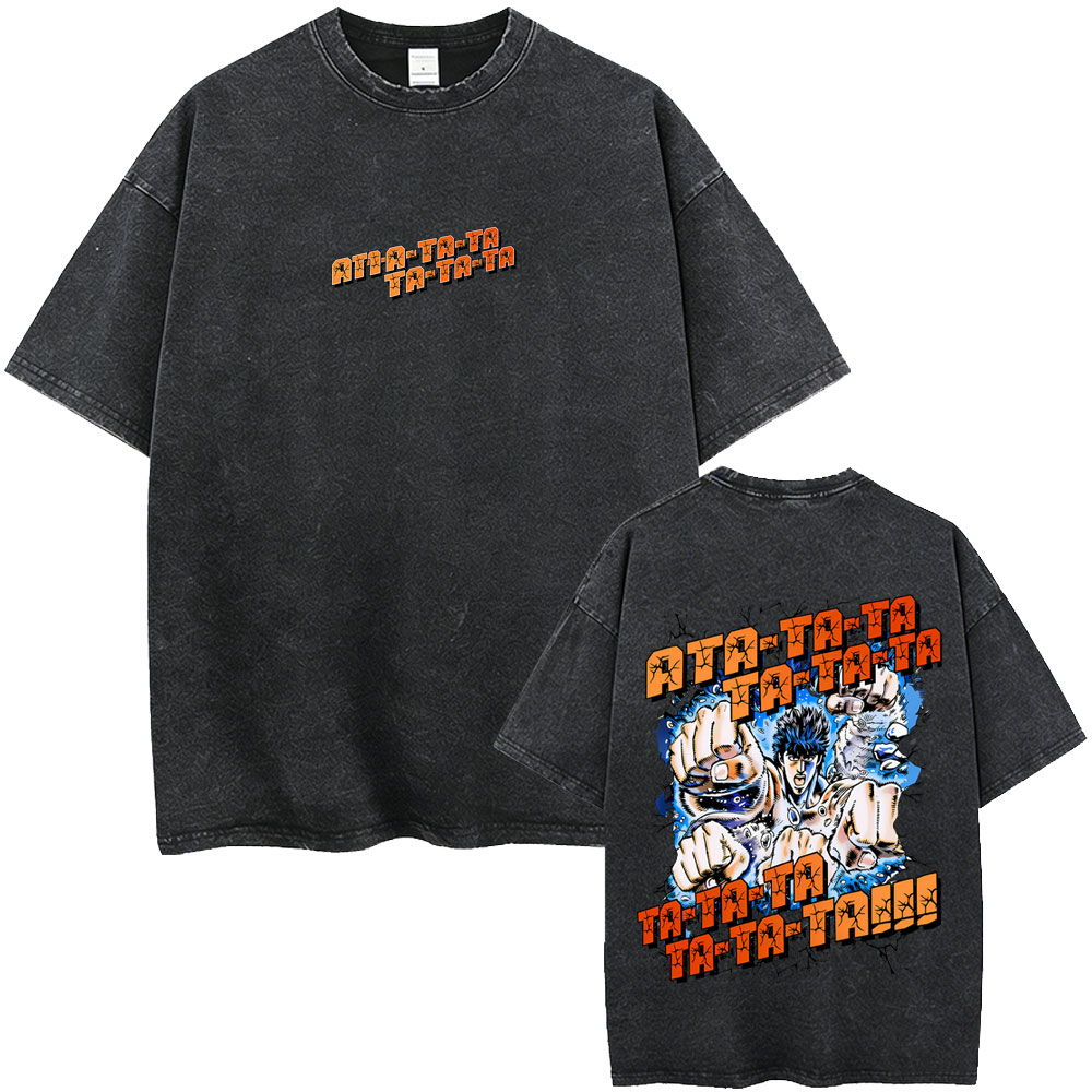 アニメ「北斗の拳」ヴィンテージウォッシュTシャツ 北斗の拳  - Vintage Ken Fashion のレビューと価格