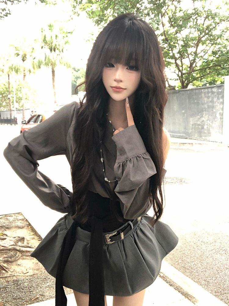 2026年ホットガールセクシーゴシックスリムオフショルダーT - Vintage Fashion T Shirts のレビューと価格