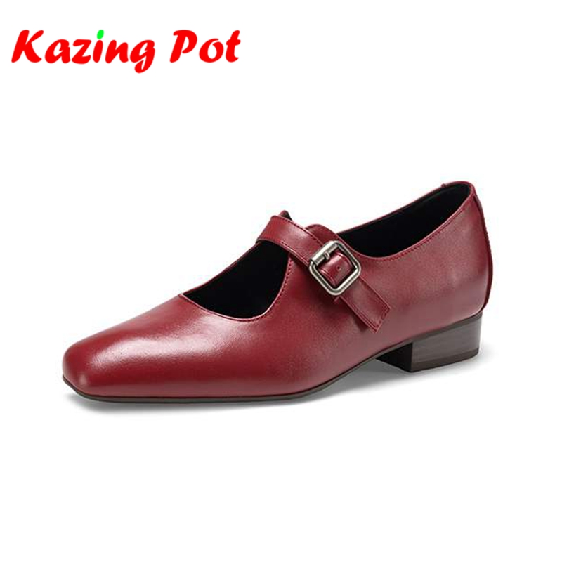 Krazing Pot フルグレインレザー ラウンドトゥ ロ - Vintage Fashion Style のレビューと価格