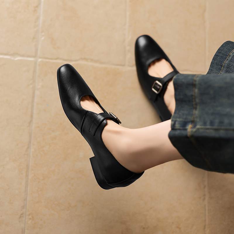 Krazing Pot フルグレインレザー ラウンドトゥ ロ - Vintage Fashion Style のレビューと価格
