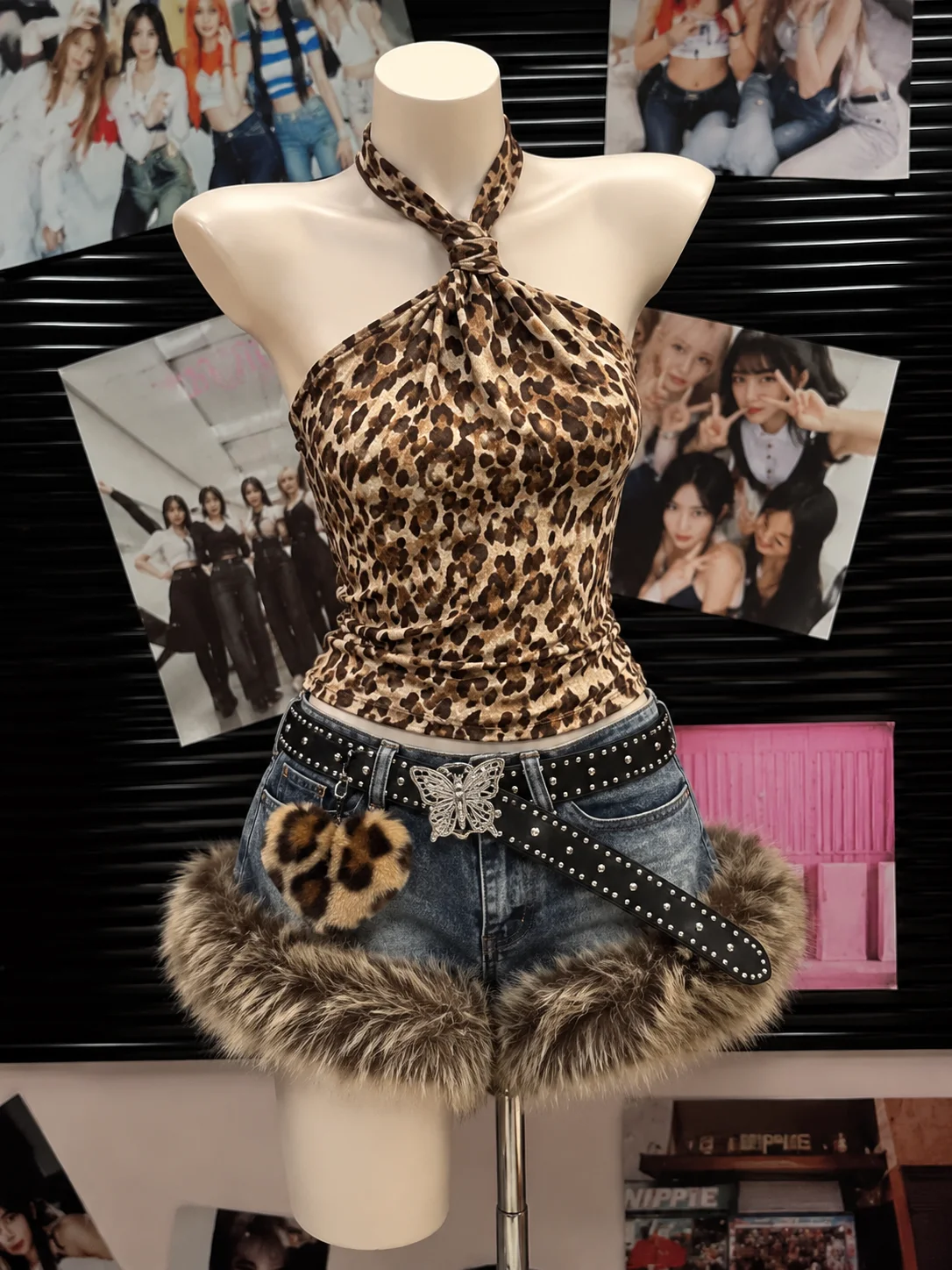 パンク・サブカルチャー風のレディース2点セット。ヴィンテージ - Vintage Fashion Retro Outfit のレビューと価格