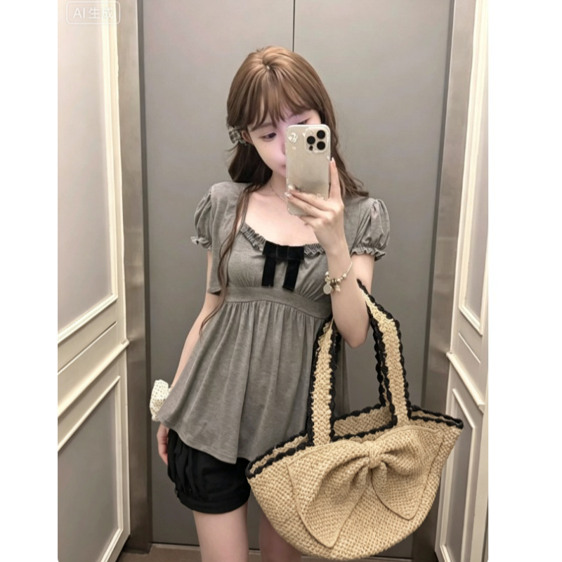 韓国 Y2k カワイイ ツーピース トップスセット レディー - Vintage Fashion Retro Outfit のレビューと価格
