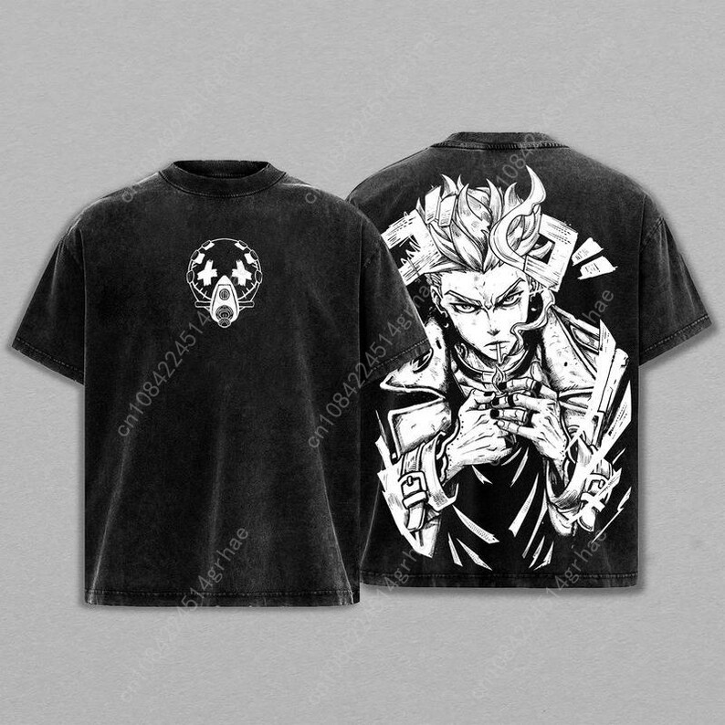 Gachiakuta ヴィンテージアニメウォッシュシャツアニ - Vintage Fashion T Shirts のレビューと価格