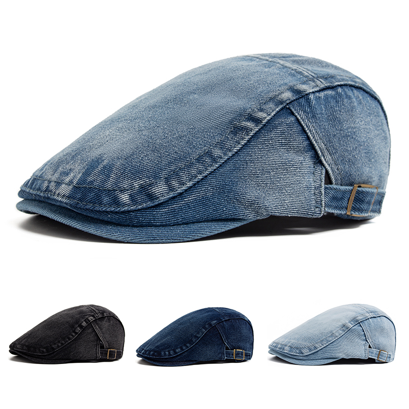 男性と女性のためのヴィンテージコットンキャップ,フラットハッ - Vintage Fashion Nz のレビューと価格